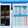 Day-Night Dual-Use Color-Changing Electronic Fishing Float Set with Thickened Multi-Water Eye-Catching Floats and Storage Box