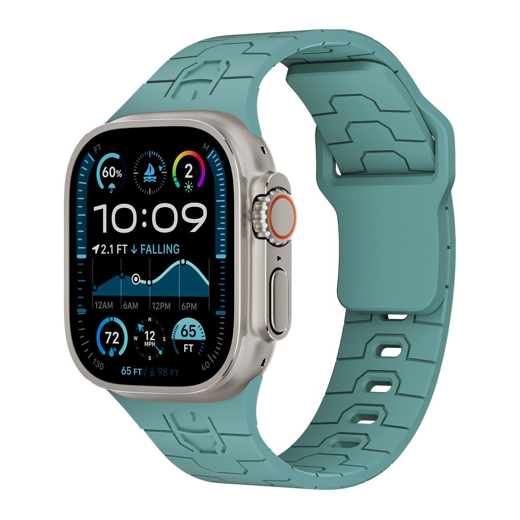 Silicone Strap for Apple watch 10 band 46mm 45mm 44mm 49mm 42mm 41mm 40mm Sport bracelet correas iWatch series 9 8 7 SE ultra 2