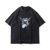 Streetwear Hip Hop Oversized Washed T Shirt Funny Doberma