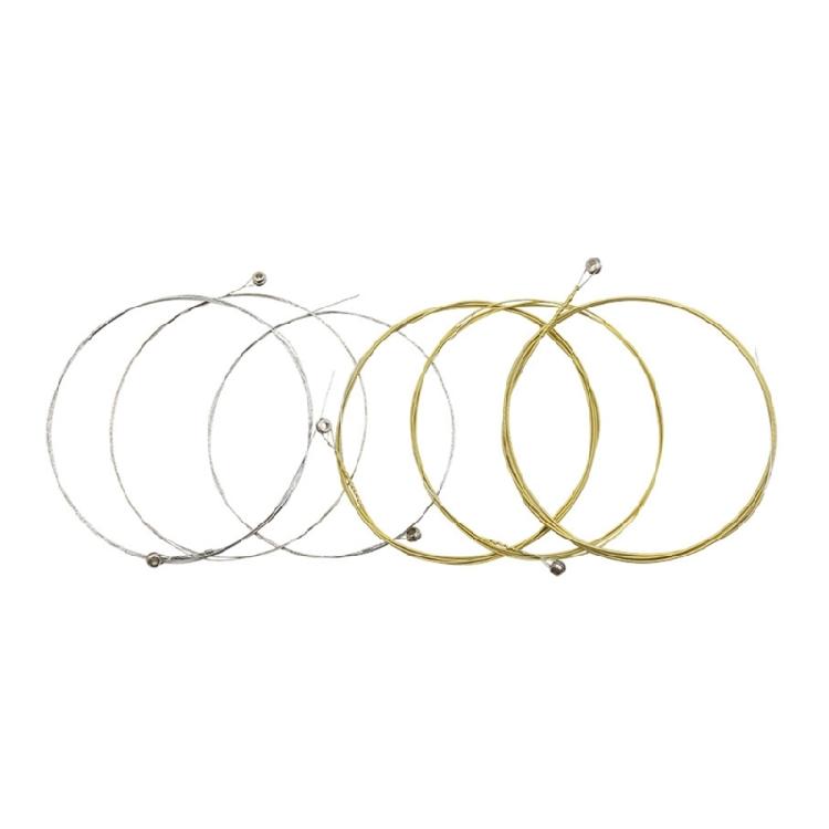 Set of 6 Guitar String Replacements Acoustic Guitar Strings Part Stainless Steel