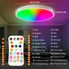 Inteligentní stropní světlo C110-120V 24W 84LED BT / režim bezdrátového připojení Tuya Phone App &