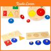 Wooden Geometric Shape Puzzle For Toddler Montessori Educational Toys