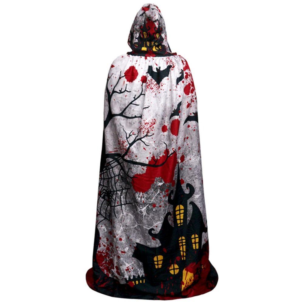 Castle Halloween Costume Cosplay Props Pumpkin Spider Web Cape Performance Property