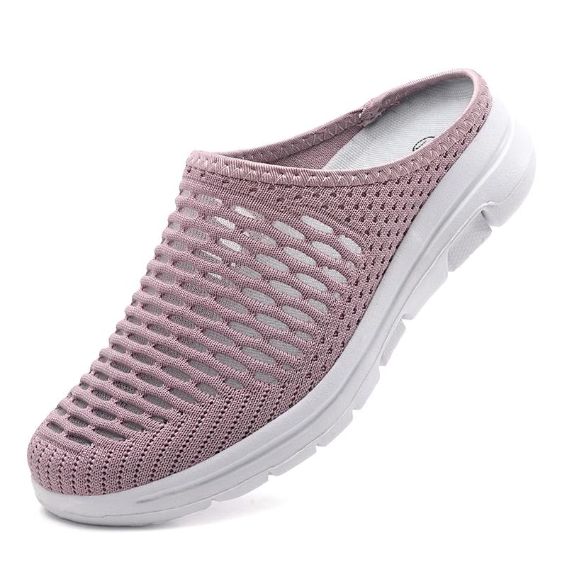 Mesh Women Flats Footwear Platform Sneakers Slip-On Orthopedic Flat Shoes Cushion Sandals Walking Slippers Female Slides