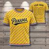 Custom Panama Dot Pattern Team Football Jersey for Men Women Football Short Sleeves T-shirts Athletic Tee Shirts