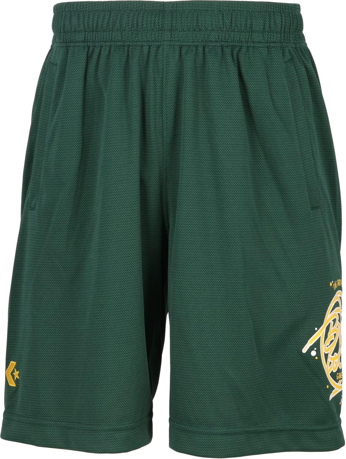 

Баскетбольные шорты тренировочные штаны CB242864 зеленые [Converse] (с карманами) Влагоотводящий, быстросохнущий D.