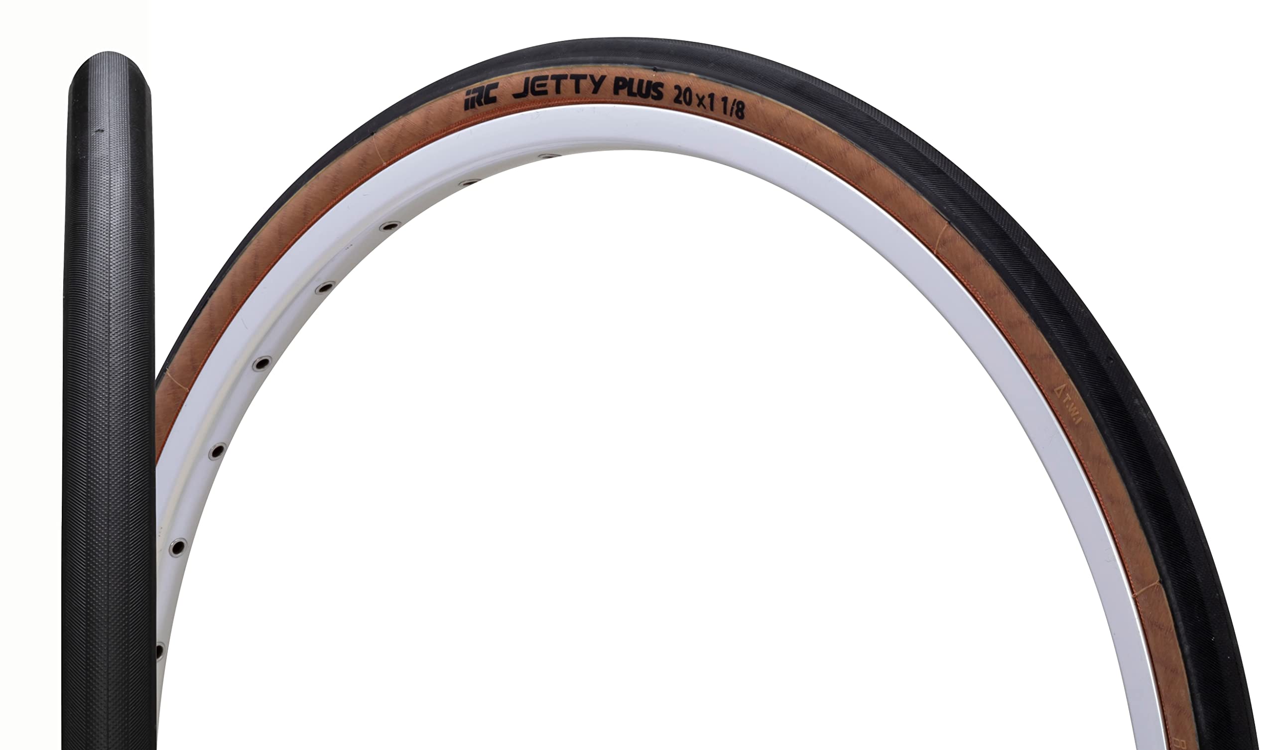 

IRC TIRE Велосипедная покрышка JETTY PLUS WO 20x1 Скинсайд 1/8