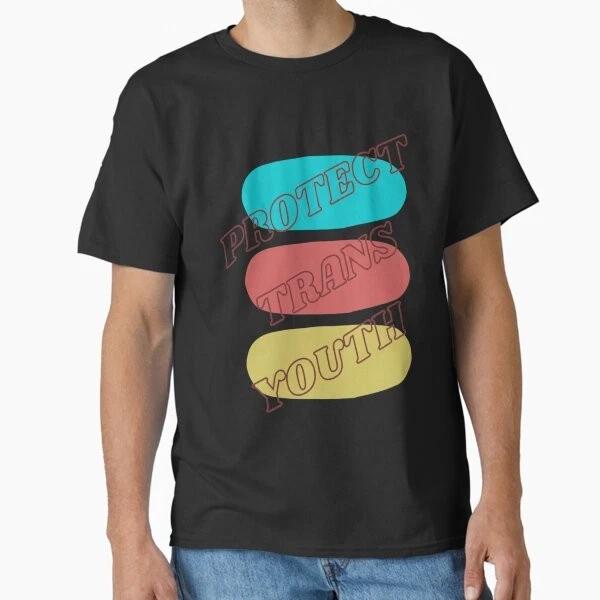 Protect Trans Youth Classic TShirt Made In UsaAus TShirt S2xl S