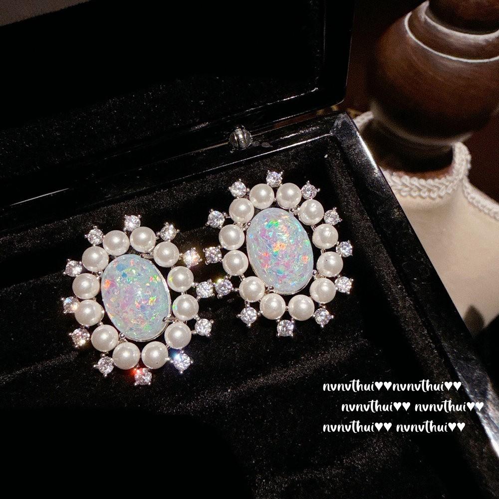 Will Jewelry, Power Fritillary Butterfly Gem Necklace Vintage Fritillary Butterfly Pearl Earrings, Set