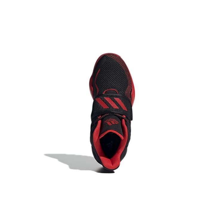 (GS) Adidas Deep Threat Primeblue J 'Black Vivid Red' Kids' GZ0096