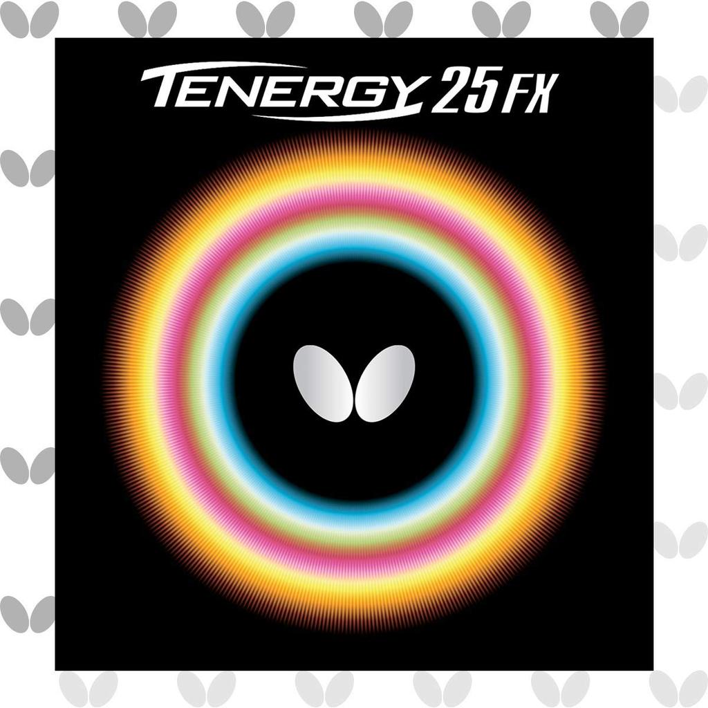 Butterfly Table Tennis Rubber Tenergy 25 FX Back Soft Tension (Spin) 05910 Red Thick