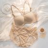 JY Front Buckle Seamless Thin Four-corner Cup Smooth Surface Gathering Sexy Beautiful Back Comfortable No Steel Ring Bra