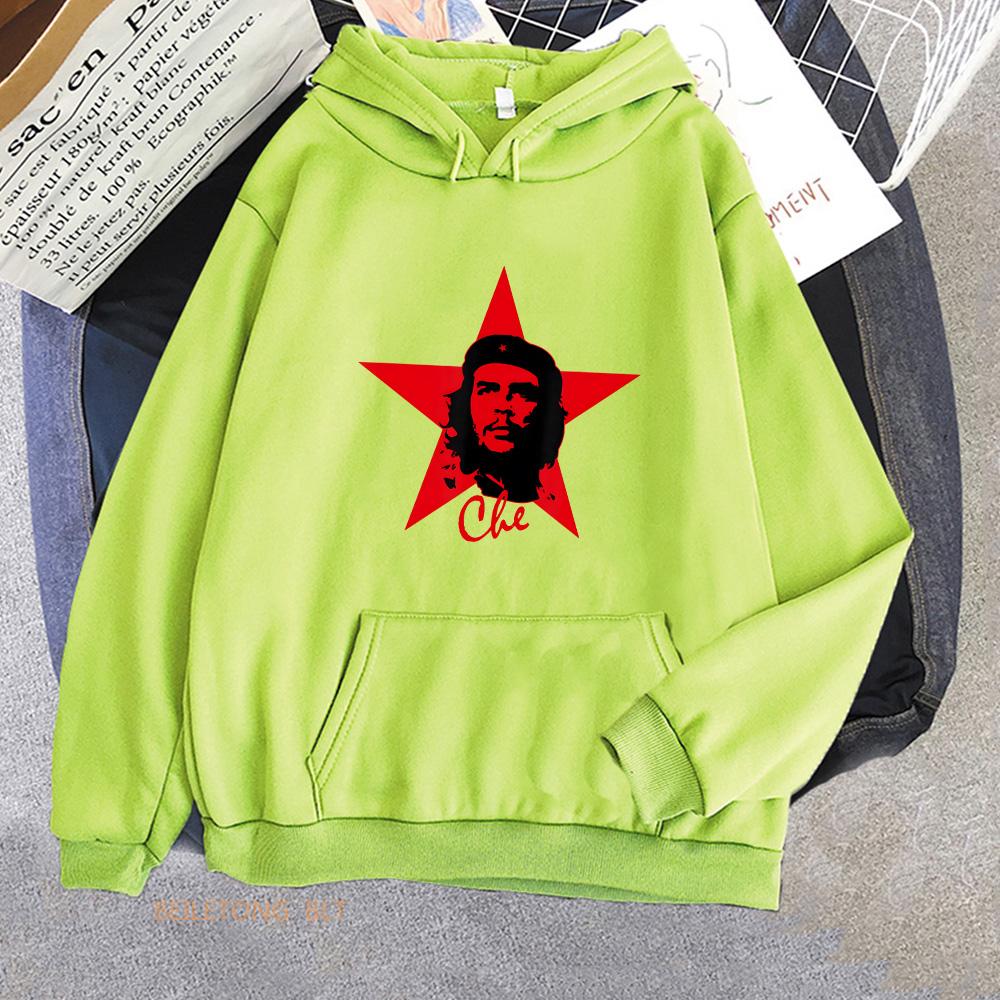 Che Guevara Graphic Printing Hoodies Long Sleeve Winter Sudadera Mujer Women/Men Casual Hooded Sweatshirt Streetwear Comfortable