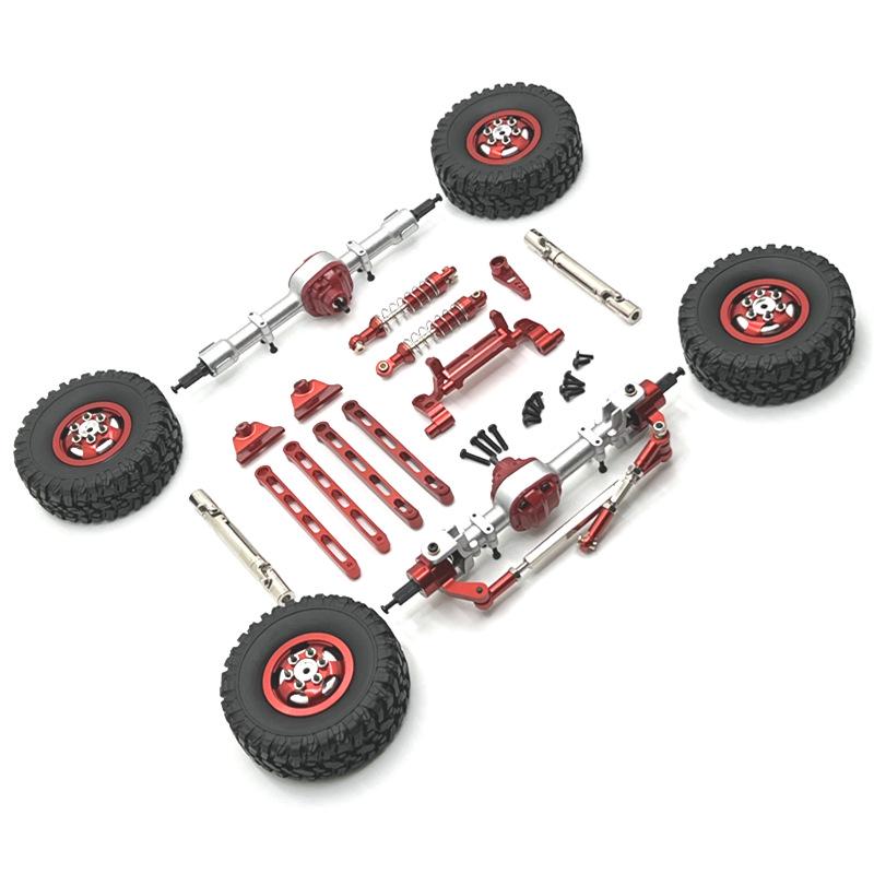 Mangniu MN82 Remote Control Car Metal Upgrade Kit for Parts Replacement