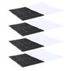 10 Sets Blackout Curtain Adhesive Strip Multifunctional Hook and Loop Fastener Tape for Home School 