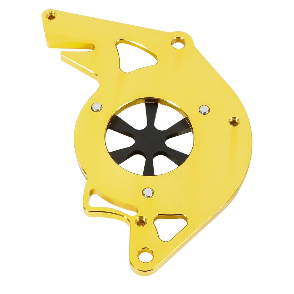 F FIERCE CYCLE Sprocket Cover Front Chain Guard Engine Cover Replacement CNC Aluminum Motorcycle Parts Compatible with Honda MSX125 Gold Tone