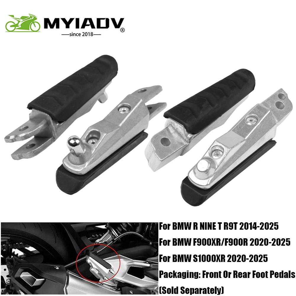 For BMW F900R F900XR R NINE T Urban Pure S1000XR RNINET Motorcycle Front Or Rear Footrest Foot Rest Peg Aluminum Alloy Footpegs