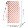 Bag Women's New Flower Long Purse Clutch Bag Mobile Phone Bag Coin Purse Multifunctional Card Bag Zipper Purse