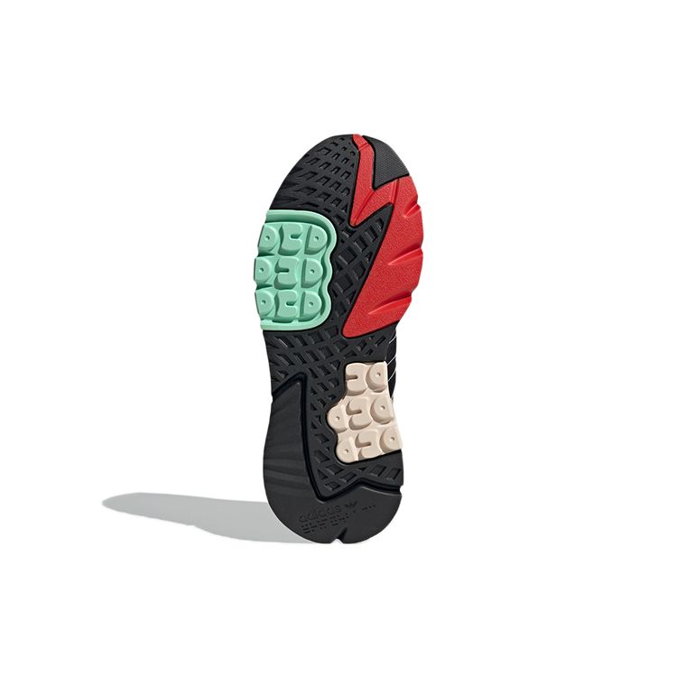 Adidas Originals Nite Jogger Fabric Sports Comfortable Shock Absorption Wear-Resistant Lightweight Low-Top Lifestyle Casual Shoes GW4228