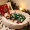 Soft Fleece Christmas Dog Jumpsuit Cartoon Dog Pajamas Cute Pet Sleepingwear  Winter Season