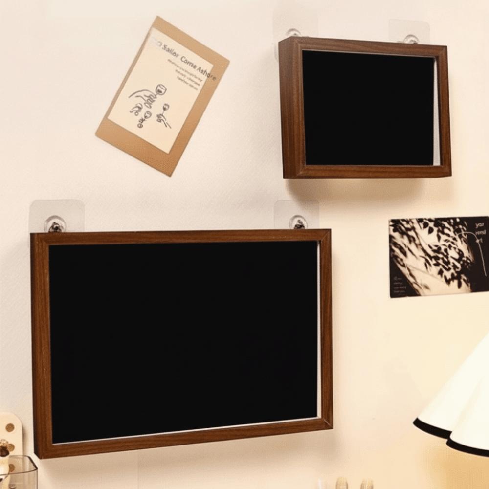 Wall Mounted Badge Display Frame Transparent Dust Cover Felt Board Pin Storage Box Dust-proof Large Capacity Brooch storage box