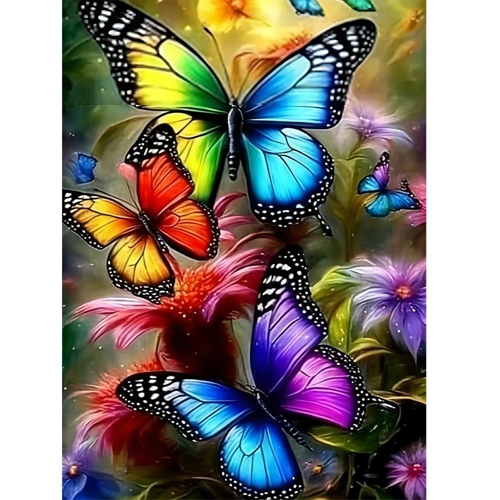 5D Diamond Painting, Peony Flower Sticker Diamond Cross Stitch Decorative Painting