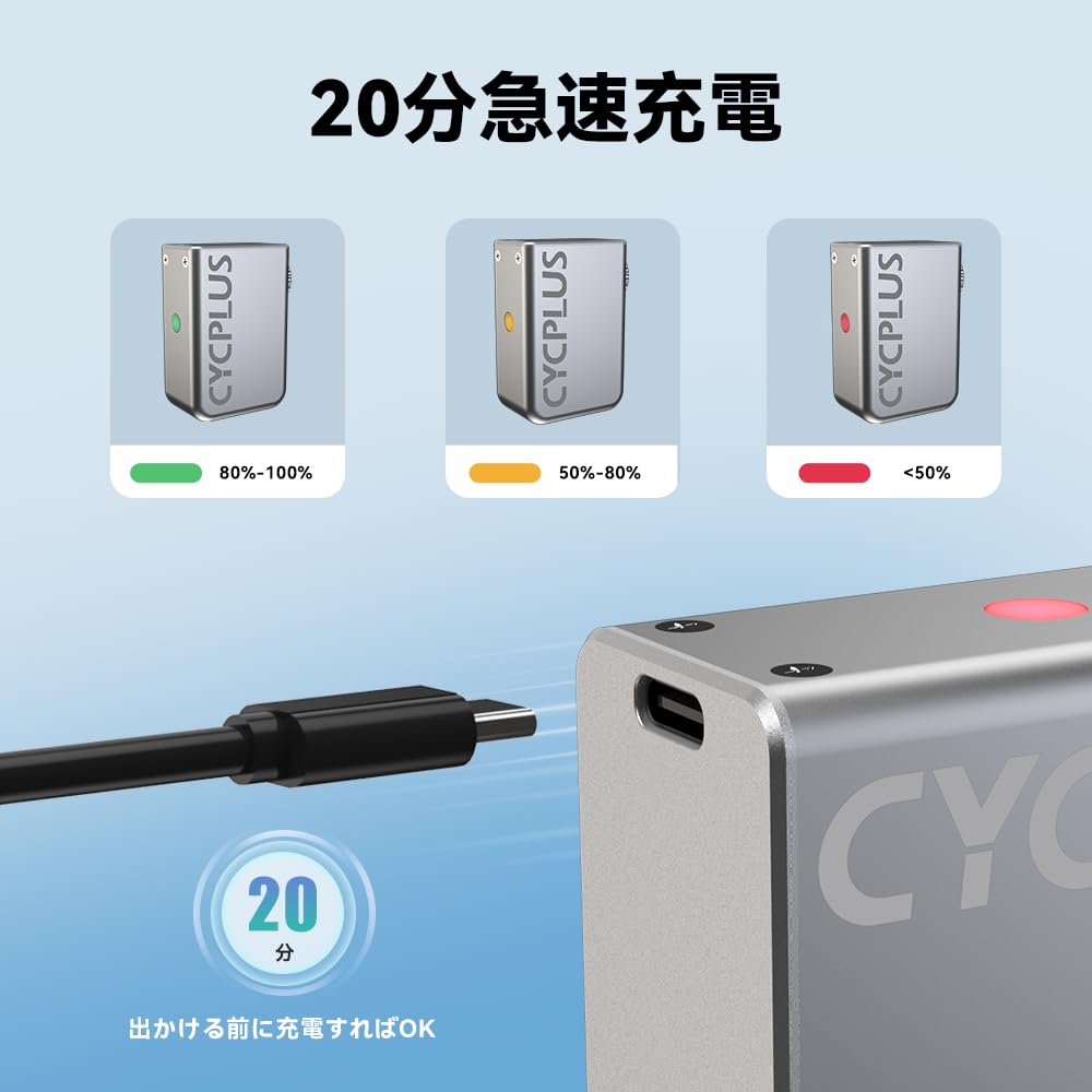 CYCPLUS Bicycle Pump with Pressure Max 121 Portable Electric Compatible with and British Valves Display, PSI, Pump, Compact, American, Presta,