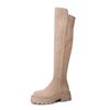 Winter Boots with Plush Women Flats Shoes Platform Thick Soled  Knee High Boots
