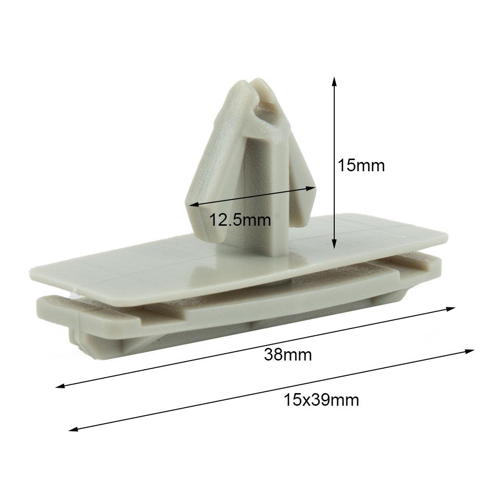 Nylon Moulding Clips Replacement 20pcs Exterior Accessories