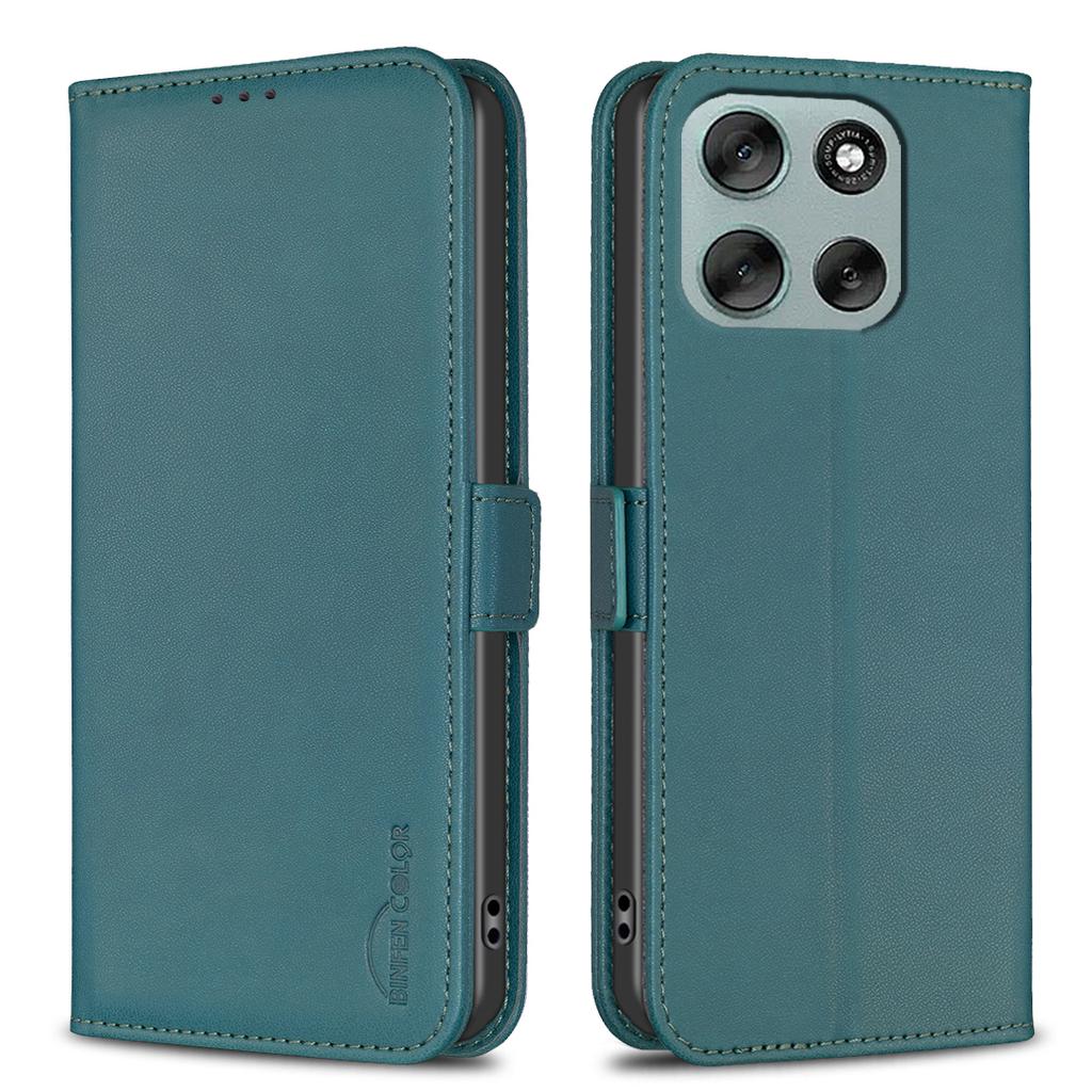 For Motorola Moto G56 5G Case BINFEN COLOR BF31 PU Leather Flip Folio Phone Wallet Cover
