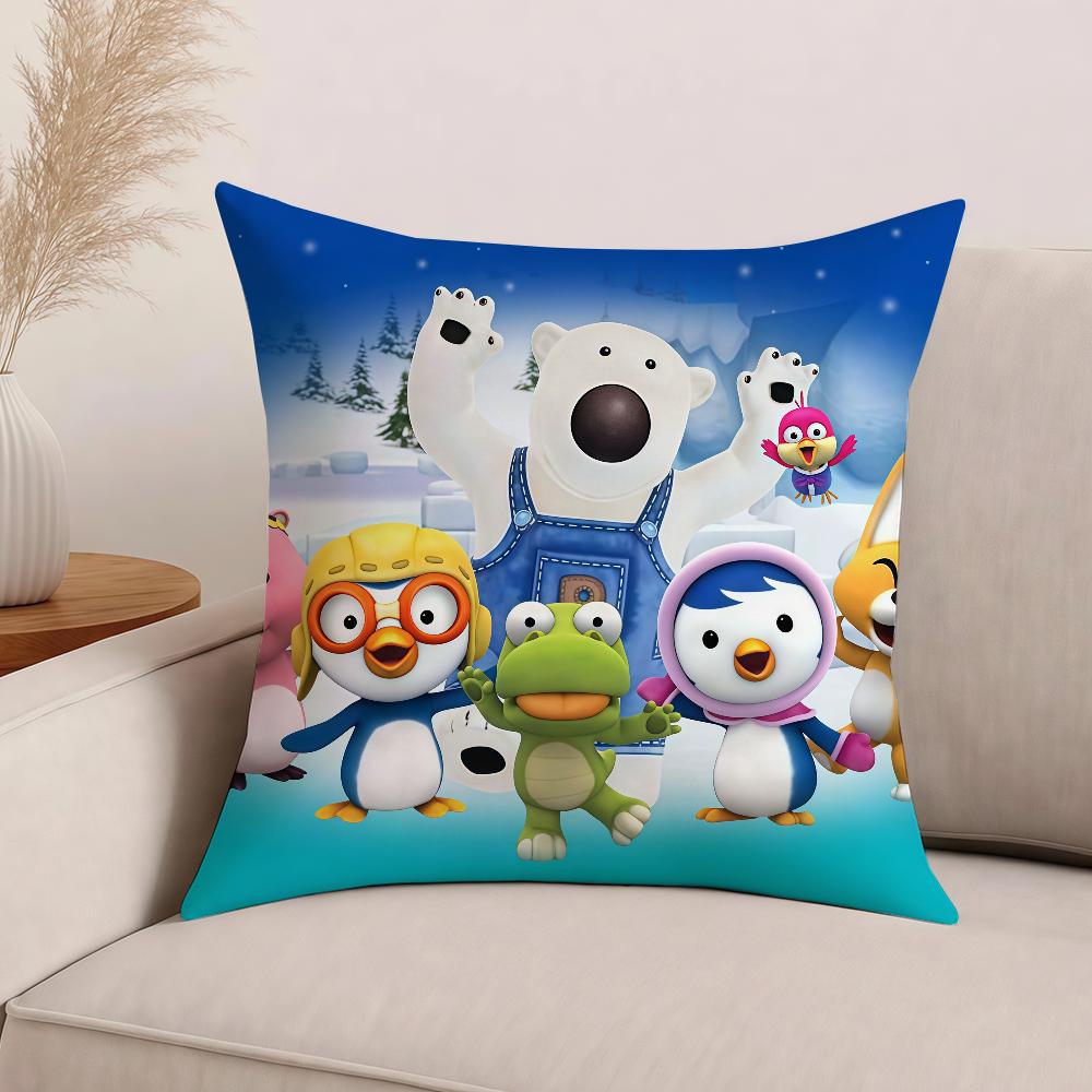Мультяшная P-PoR-roro милая Наволочка Офисные Подушки Подходят Для Дивана Машины Спальни Декоративная Наволочка 30cm x 30cm