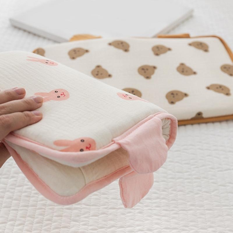 Lightweight & Portable Kids Pillow with Lovely Pattern Designs Safe Non Toxic Choice Room Pillow Convenient Bed Cushion