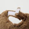 Rolled Edge Docker Cap Solid Color Beanie Hat Simple Brimless Hat  Autumn