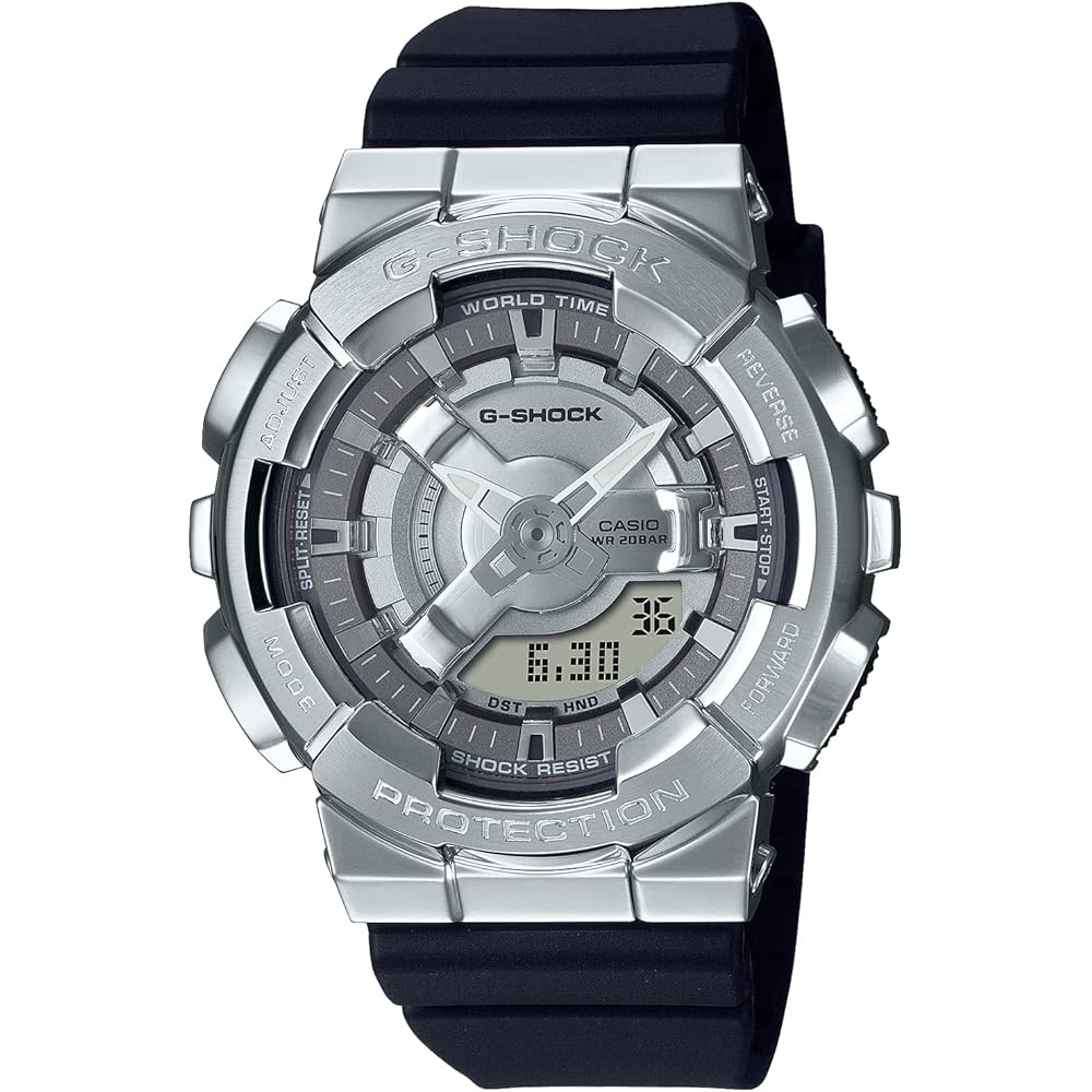

G-SHOCK GM-S110 Mid-Size Women s Watch Metal Covered Black 200m Water Resistant