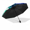 1PC Cosmic Yin Yang Symbol Automatic Open/close Umbrella with 8-Rib Structure for Women/Men, All-Season Use - Travel Essential, Stylish Accessory, Hig