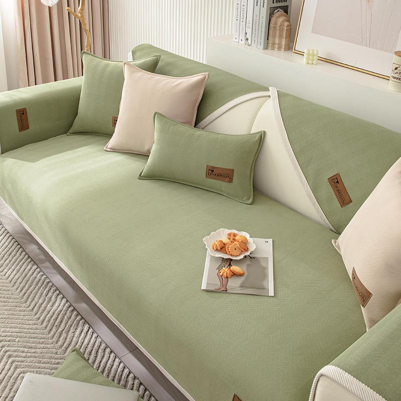 INS Style Sofa Cushion Four Seasons Universal Simple Modern Sofa Cover Cloth Non-Slip Sofa Cover Cover Cloth Backrest