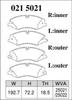 DIXCEL Brake Pads ES Type Part ES0215021 (EXTRA Speed) Number