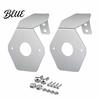 Heavy Duty Signal Light Mount 2Pcs Watermelon Brackets for Partsam 304 Stainless Steel Mirror Turn Automotive Hardware Angled Mounting Holder Trucks