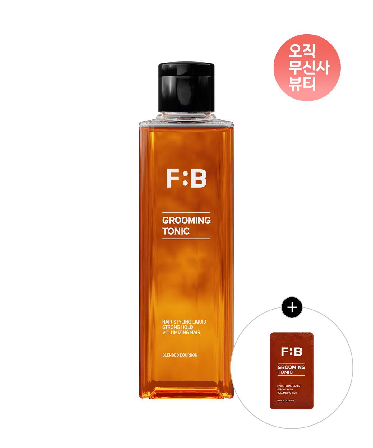 SET Bourbon Grooming Tonic Hair Wax 220ml x2 (+ Free 8ml Tonic)
