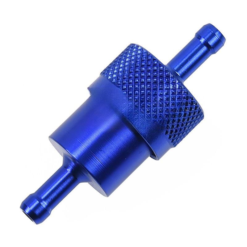 CNC Aluminum Alloy Oil Fuel Filter 6mm Reble Cleanable Fuel Filter For ATV Dirt Bike Scooters Motorcycle Replacement Parts