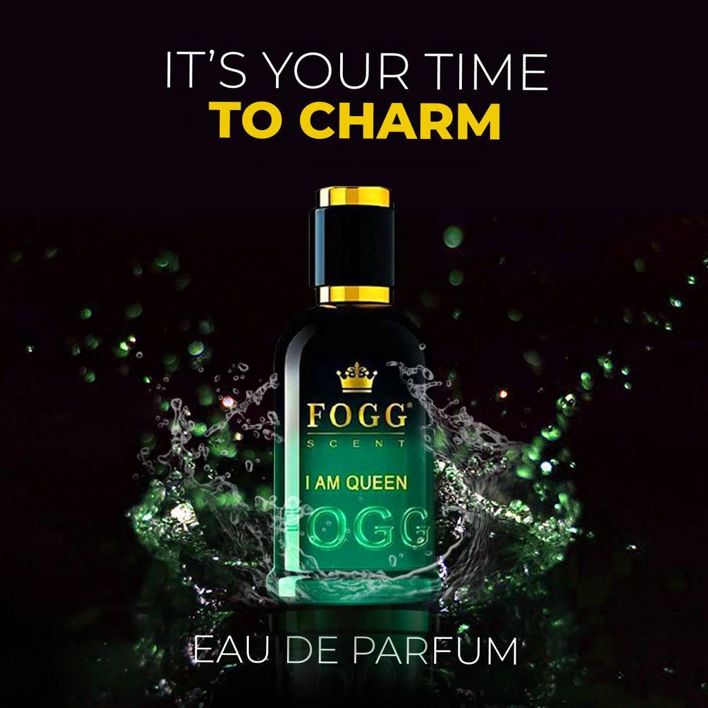 FOGG I Am Queen Women Perfume Long Lasting Eau de Parfum 100 ml Elegant Floral Fruity Scent