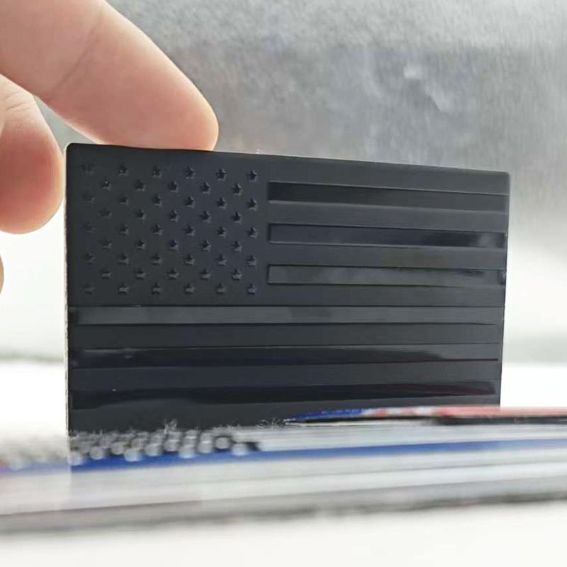 American Flag Aluminum Car Sticker Motorcycle Badge Auto Accessory Durable Auto Decal Universal Car Sticker Accessories
