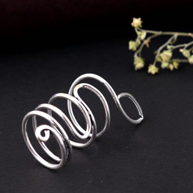 Adjustable Arthritis Splint Ring – Silver Thumb & Finger Joint Support Band