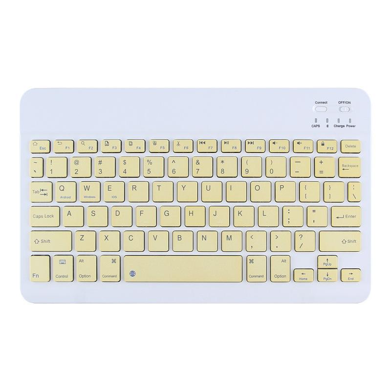 Ultra-thin Bluetooth Smart Keyboard for Apple, Huawei, Xiaomi Devices - Compatible with Mobile Phones and Tablets.