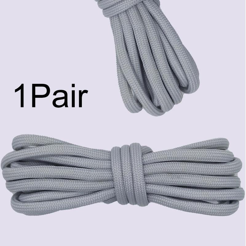 1Pair Round Shoelaces for Sports Boot Sneaker Shoe Laces Solid Shoes Strings Classic Athletic Sports