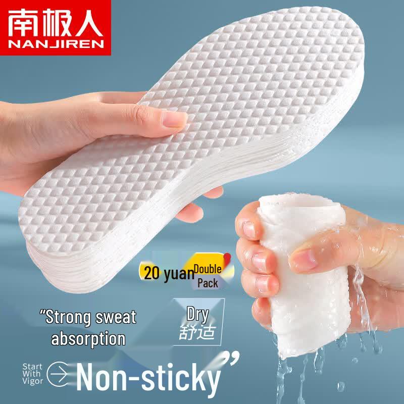 Nanjiren Disposable Breathable Anti-Odor Shoe Insoles 37