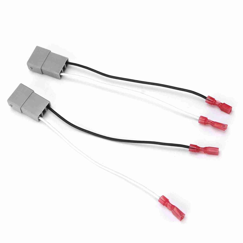 Pair Car Speaker Wire Harness Adapter Plug Modification Replacement for AcuraAccord