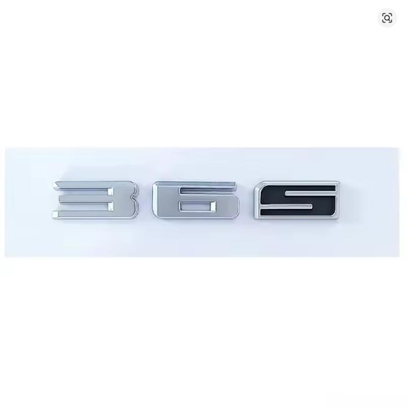 ABS Auto Seitenemblem Buchstabe Heckklappen-Plakette Aufkleber für Cadillac 3.6 36S SRX CTS ATS XT5 BLS DTS XLR Escalade Deville