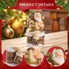 Santa Claus Figurine Christmas Decoration Craft Gift Party Supplies Statue Xmas Tabletop
