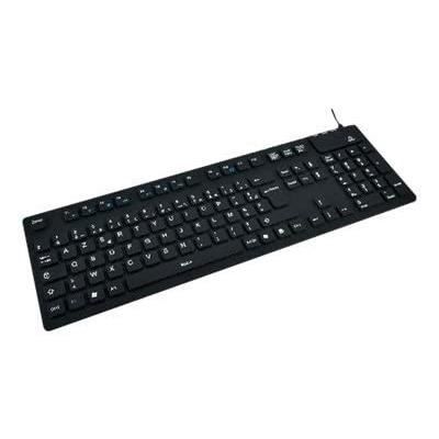 Clavier USB + PS2 - SAMAR - ACK-729/N - Étanche IP-68 - Français - Noir